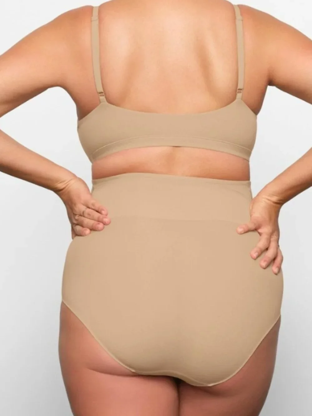 NEW SKIMS Fits Everybody Maternity Pumping Scoop Bra Clay Small Nursing NWT - Picture 3 of 4